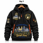 Brewers Skyline World Series Champions 2026 Quarter Zip Hoodie