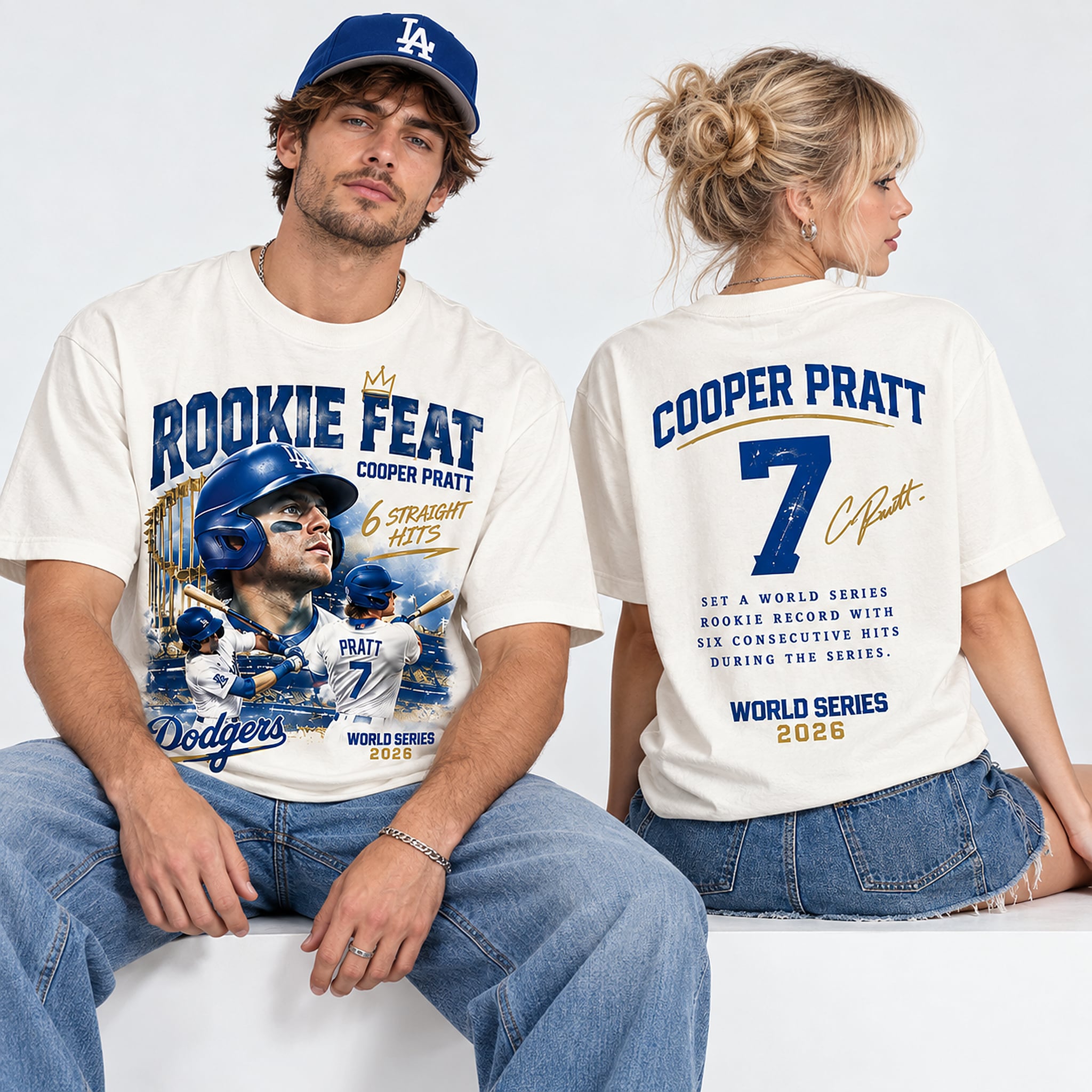 Brewers World Series 2026 Cooper Pratt Rookie Record 6 Straight Hits Shirt Brewers World Series 2026 Cooper Pratt Rookie Record 6 Straight Hits Shirt
