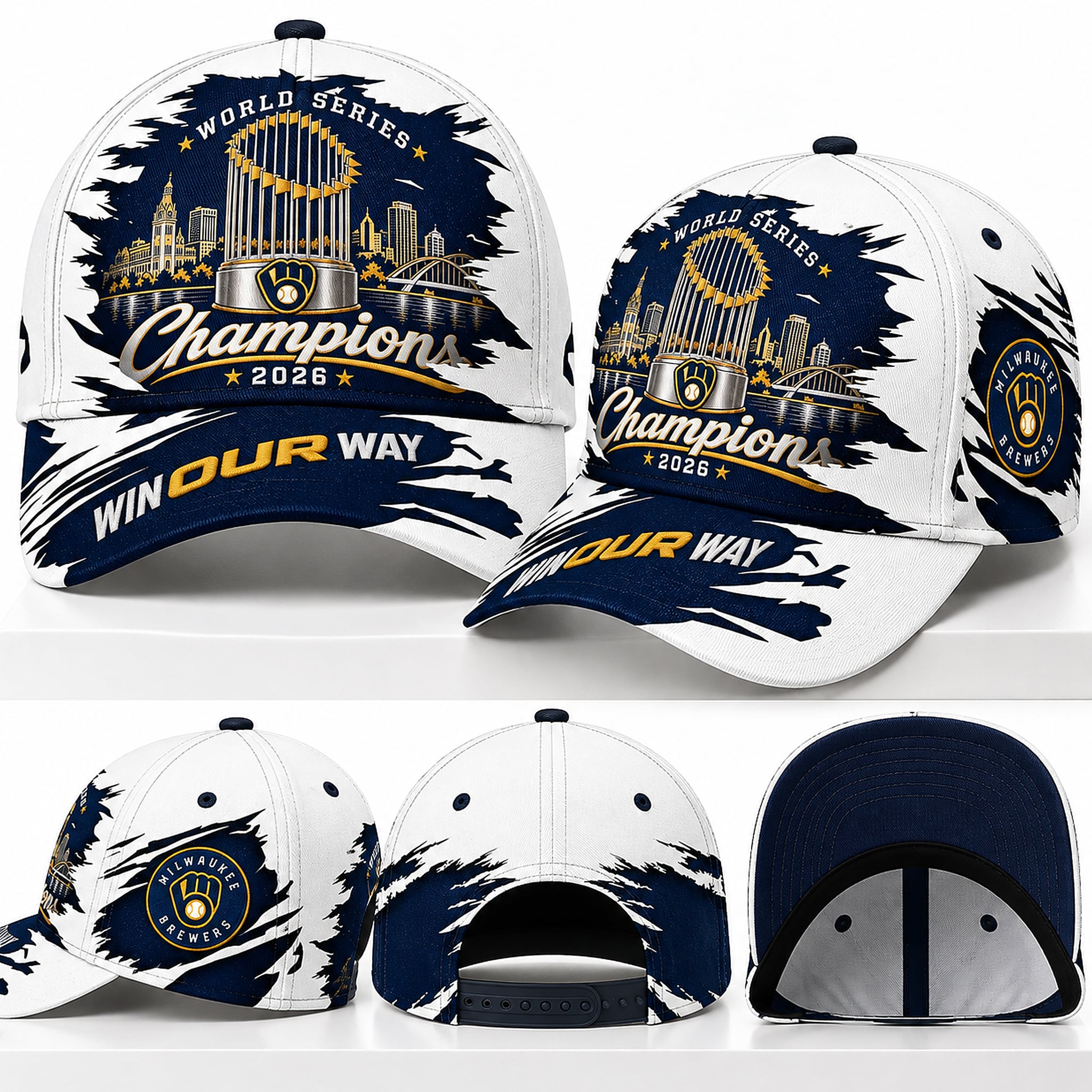 Brewers World Series Champions 2026 Win Our Way Cap 1 Brewers World Series Champions 2026 Win Our Way Cap 1
