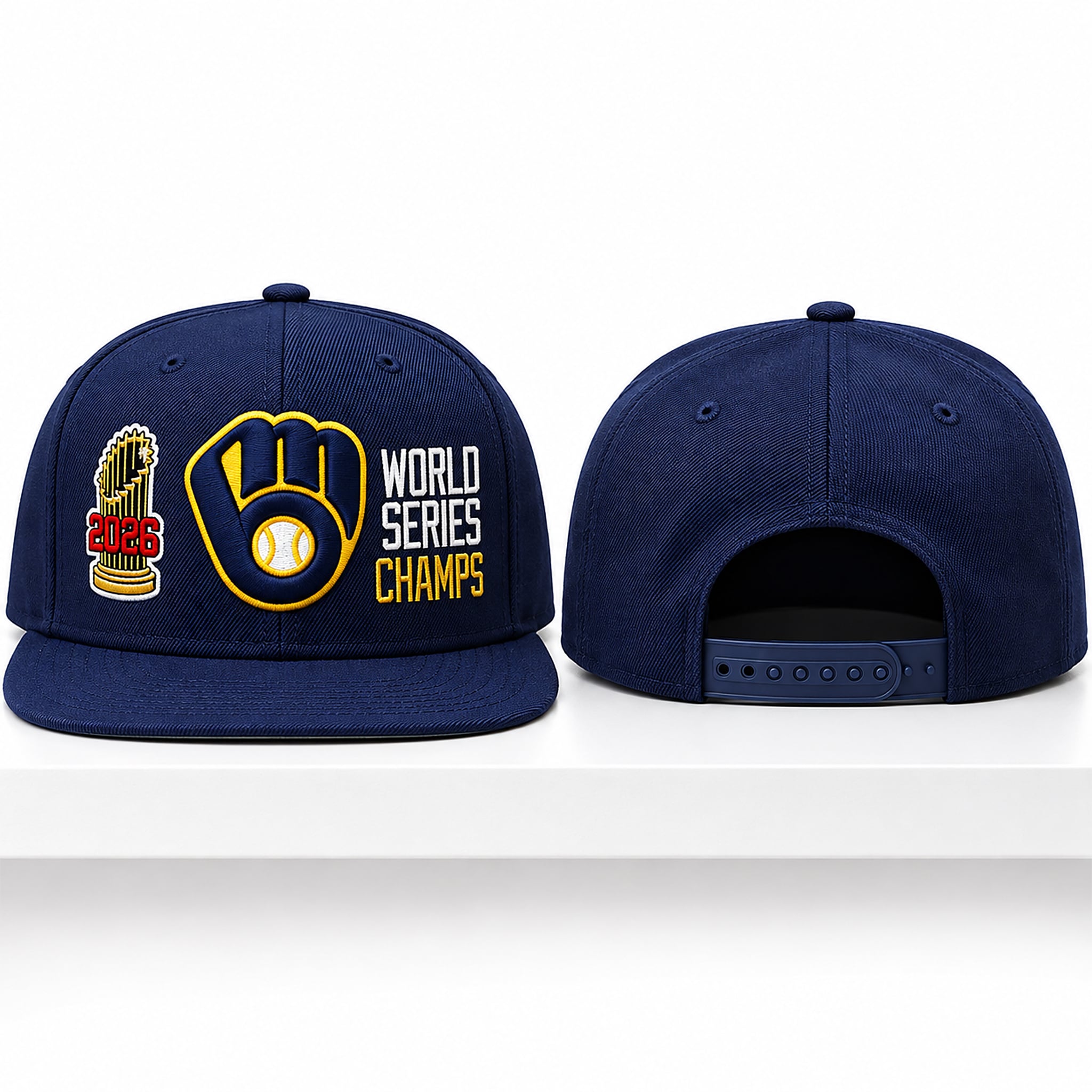 Brewers World Series Champions Trophy 2026 Hat 2 Brewers World Series Champions Trophy 2026 Hat 2
