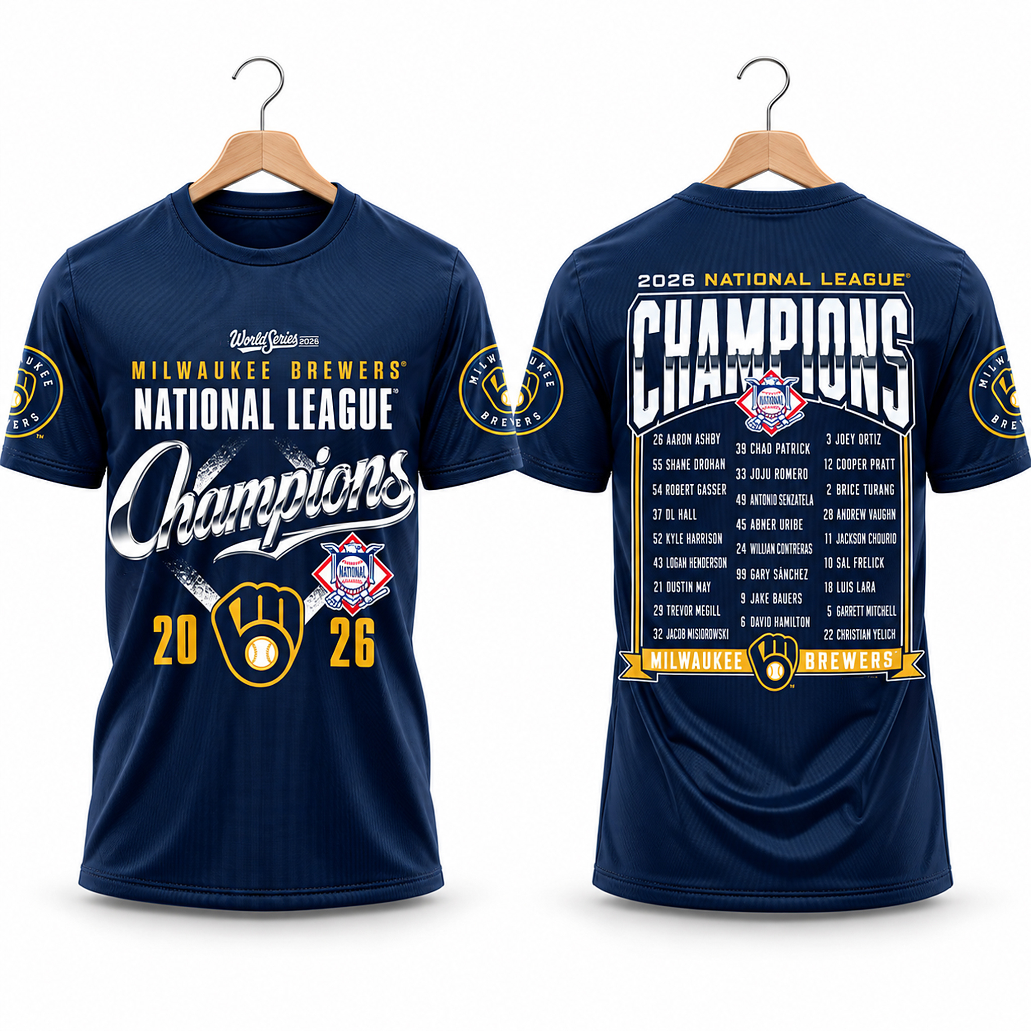 Brewers World Series National League Champions 2026 Shirt 1 Brewers World Series National League Champions 2026 Shirt 1