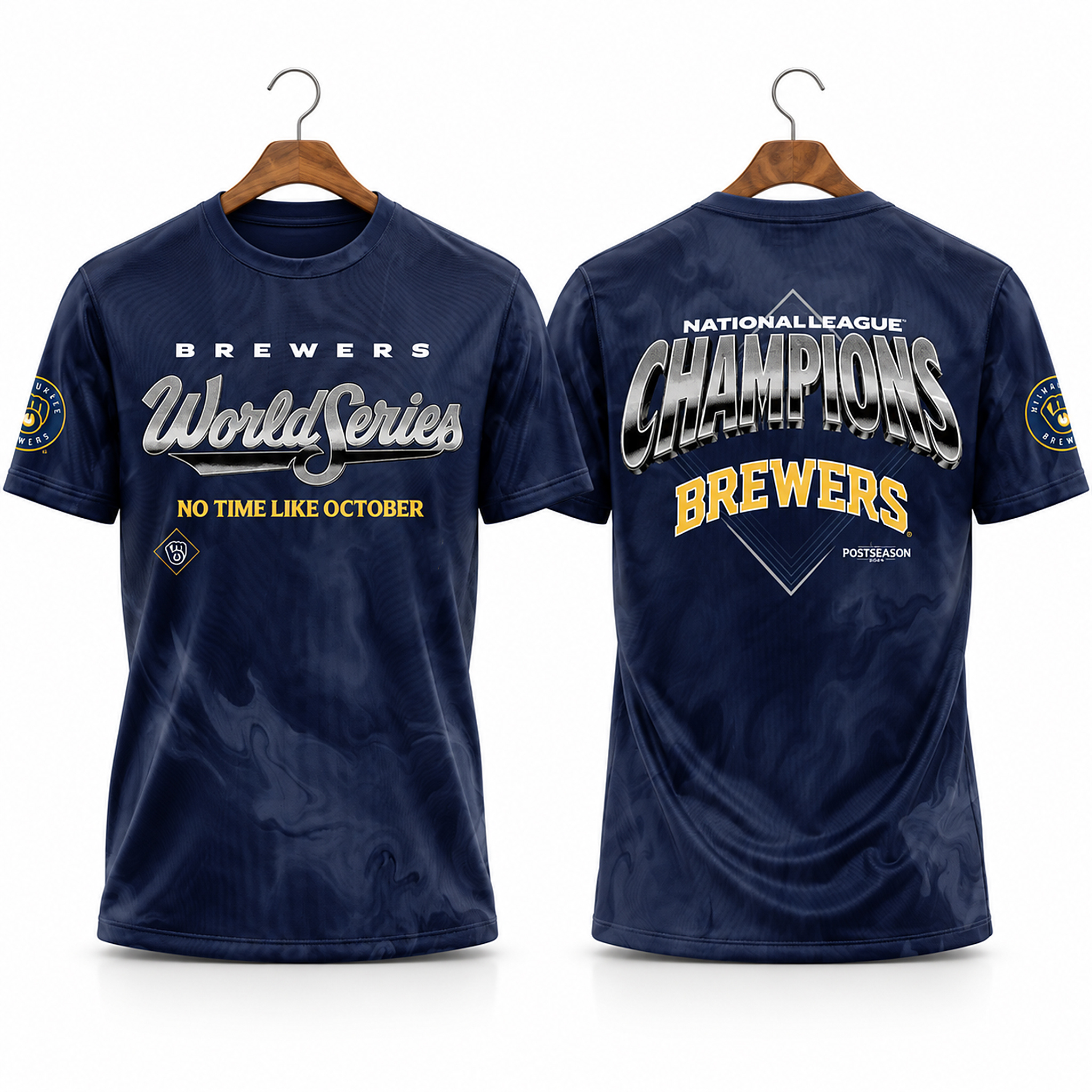 Brewers World Series No Time Like October 2026 National League Champions Shirt 1 Brewers World Series No Time Like October 2026 National League Champions 1