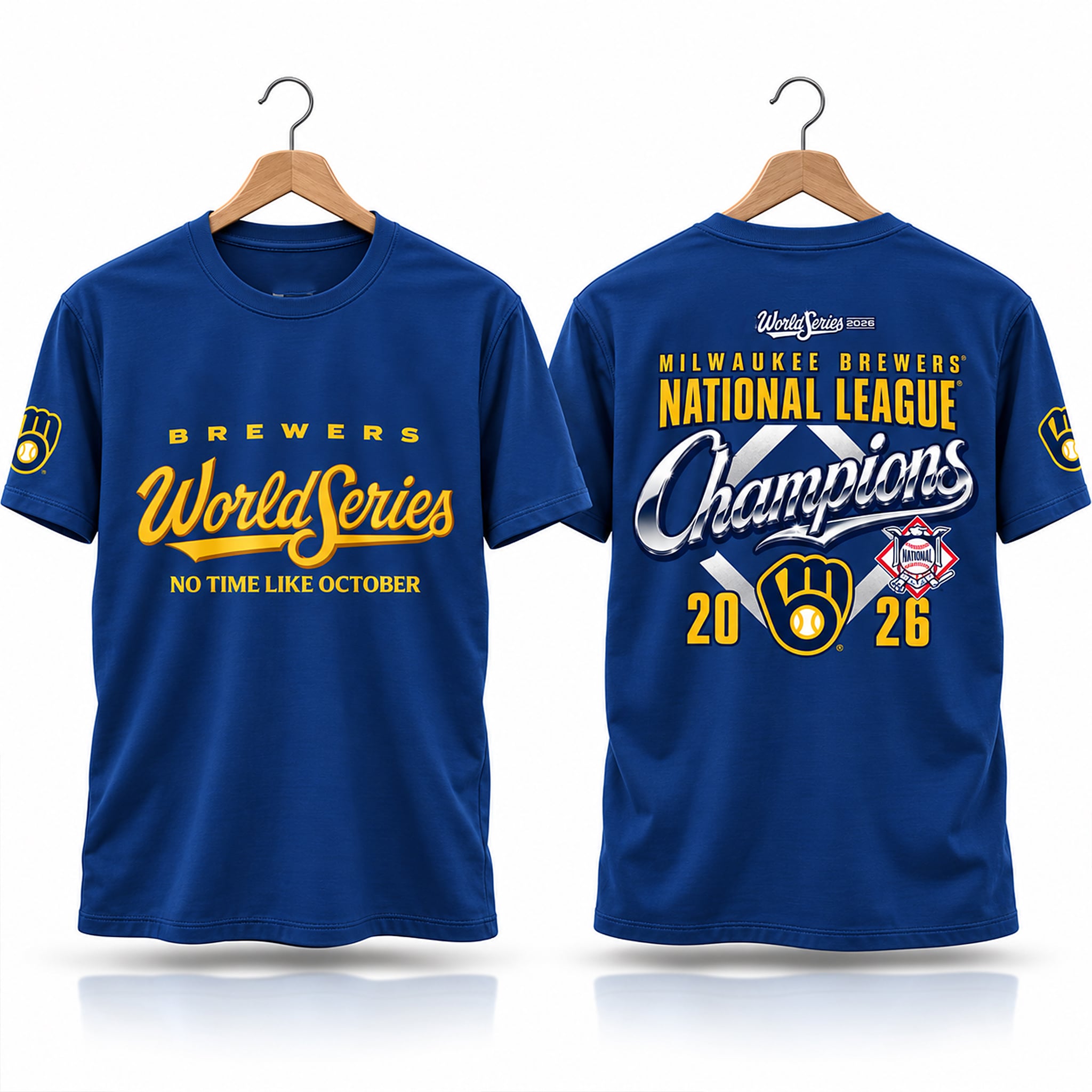Brewers World Series No Time Like October National League Champions 2026 Shirt 1 Brewers World Series No Time Like October National League Champions 2026 Shirt 1