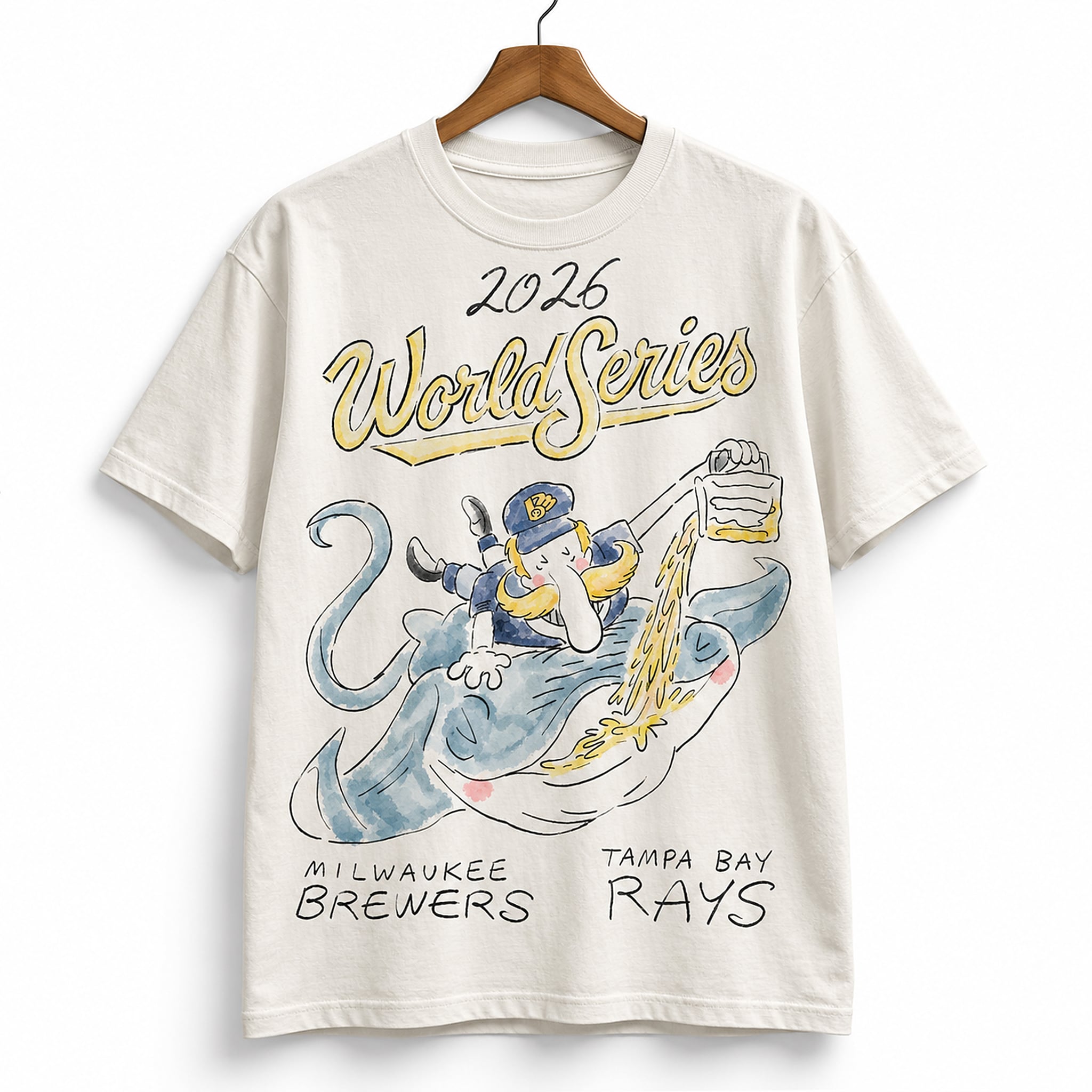Brewers vs Rays 2026 World Series First Timer Beisbol Finals Shirt 1 Brewers vs Rays 2026 World Series First Timer Beisbol Finals Shirt 1