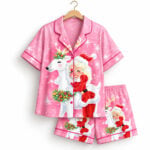 Buck Up And Have A Holly Dolly Christmas Pajama Set