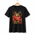 Cat Festive As Fuck 2026 Christmas Shirt