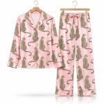 Cheetah Long Sleeve Pajama Set