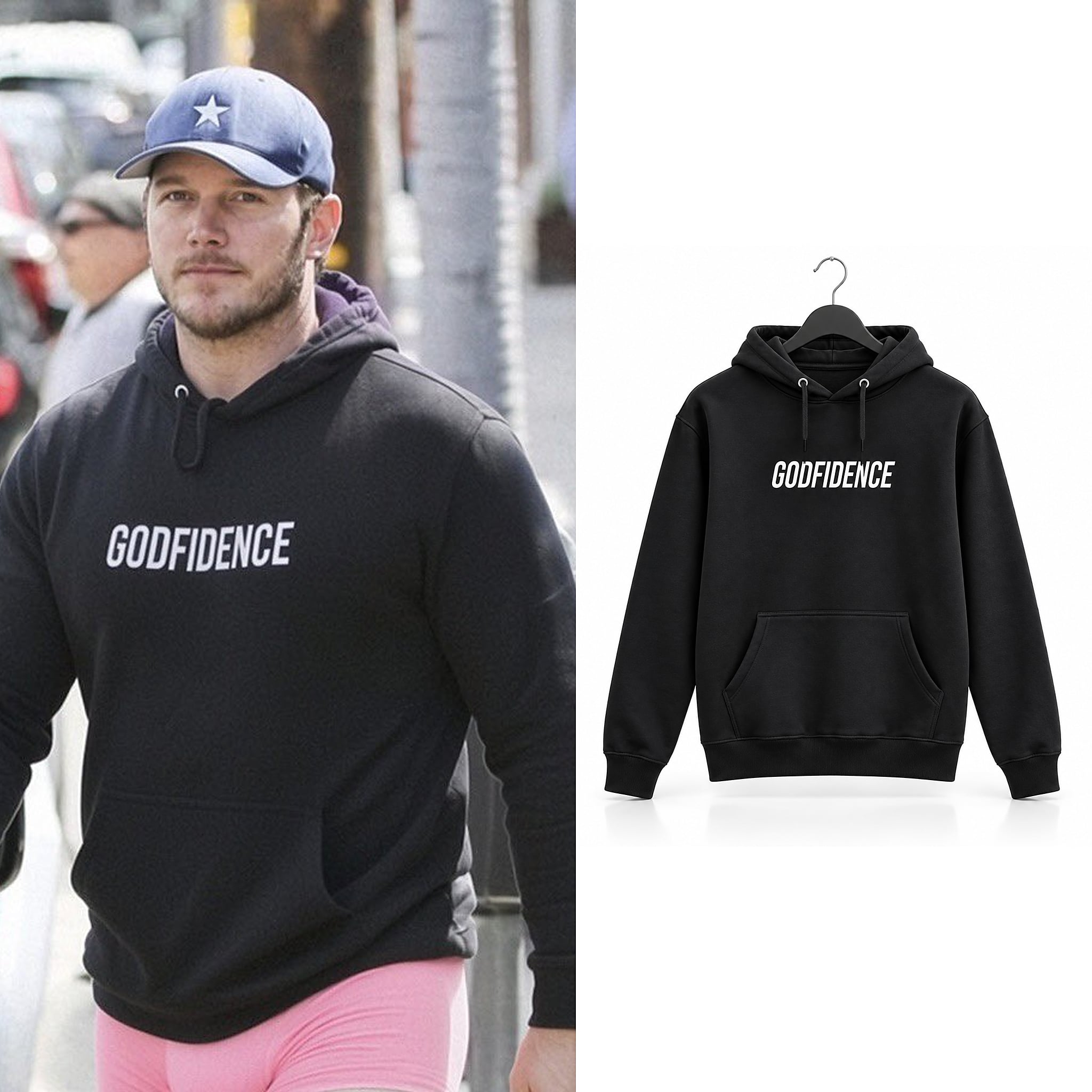 Chris Pratt Godfidence Hoodie Chris Pratt Godfidence Hoodie