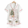 Christmas In New York Ice Skating Pajama Set 1