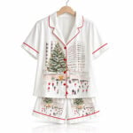Christmas In New York Ice Skating Pajama Set