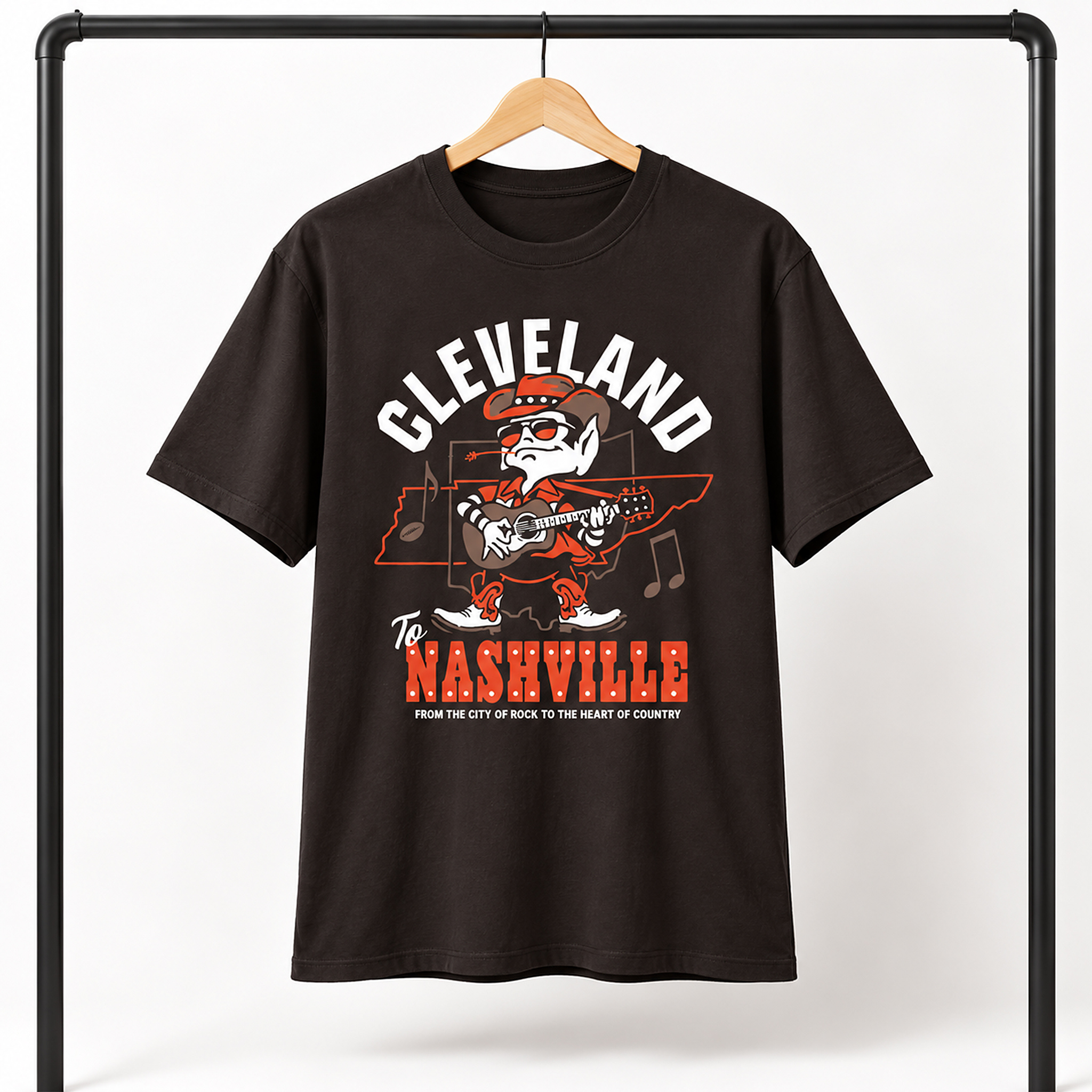 Cleveland To Nashville From The City Of Rock To The Heart Of Country 2026 Shirt 1 Cleveland To Nashville From The City Of Rock To The Heart Of Country 2026 Shirt 0