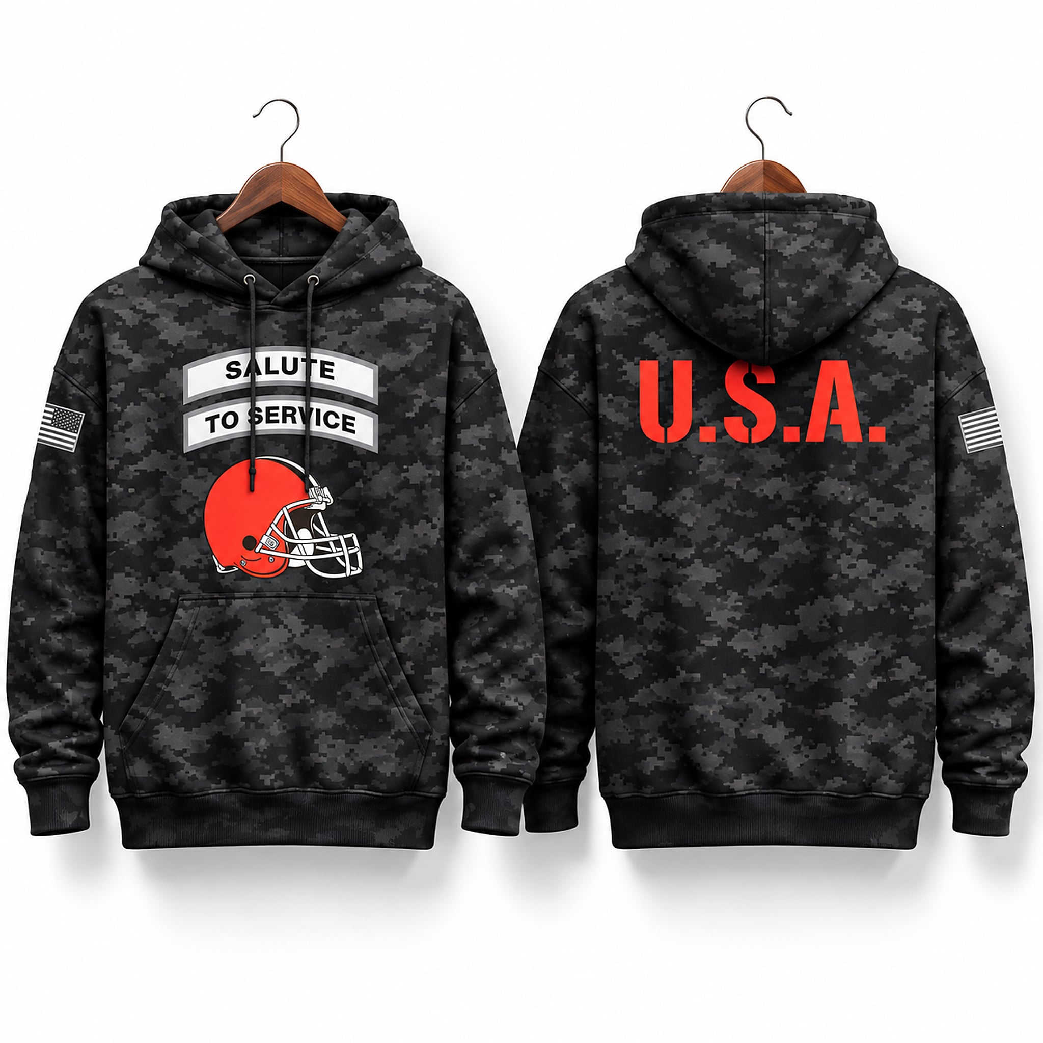 Coach Todd Monken Browns 2026 Salute to Service USA Hoodie 1 Coach Todd Monken Browns 2026 Salute to Service USA Hoodie 1