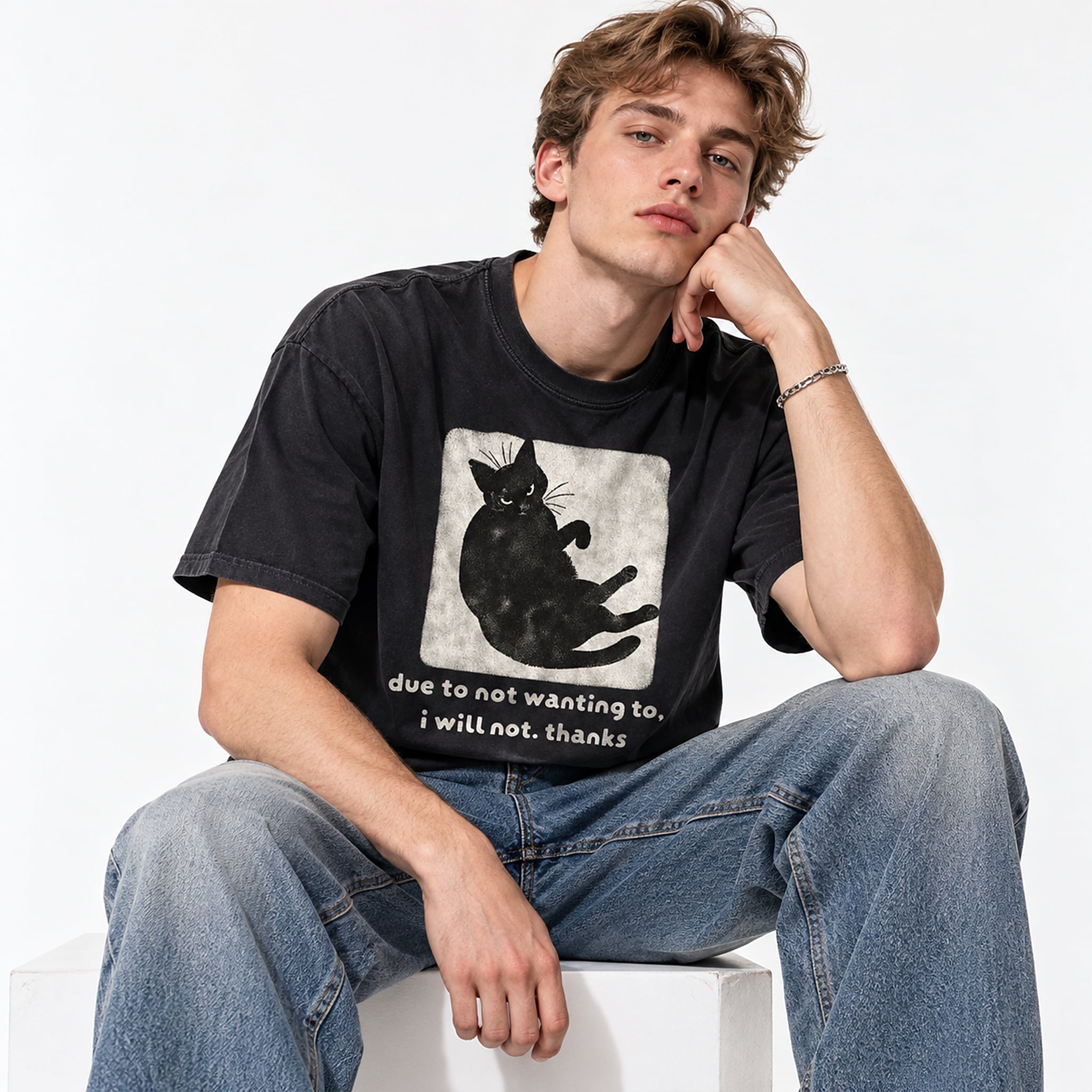 Due To Not Wanting To I Will Not Thanks Cat Shirt 3 Due To Not Wanting To I Will Not Thanks Cat Shirt 3