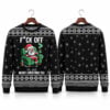Fck Off Oh And Merry Christmas Too Santa 2026 Christmas Ugly Sweater 1