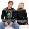 Fck Off Oh And Merry Christmas Too Santa 2026 Christmas Ugly Sweater 2