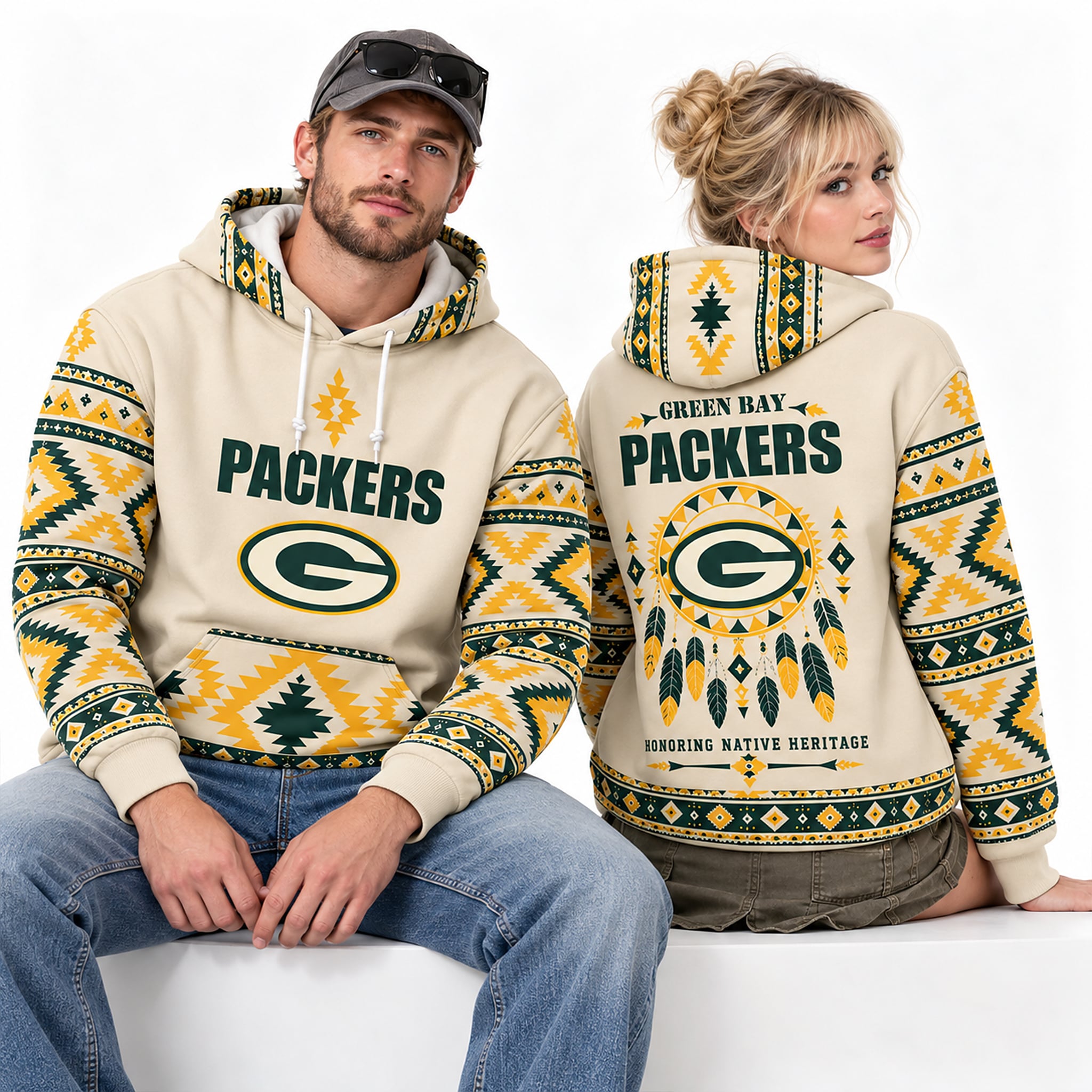 GB Packers Native American Heritage 2026 Hoodie 2 GB Packers Native American Heritage 2026 Hoodie 2