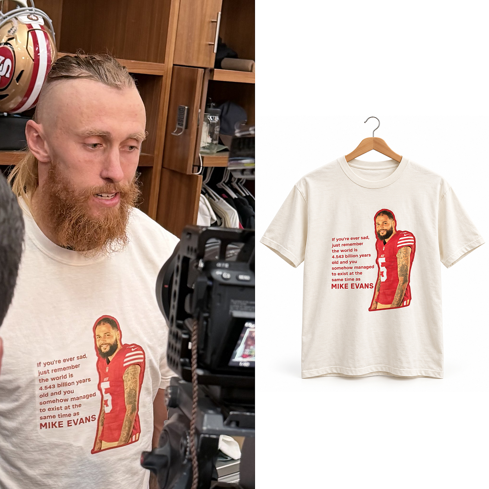 George Kittle Mike Evans Shirt 4 George Kittle Mike Evans Shirt 4