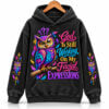 God Is Still Working On My Facial Expressions Owl Hoodie 1
