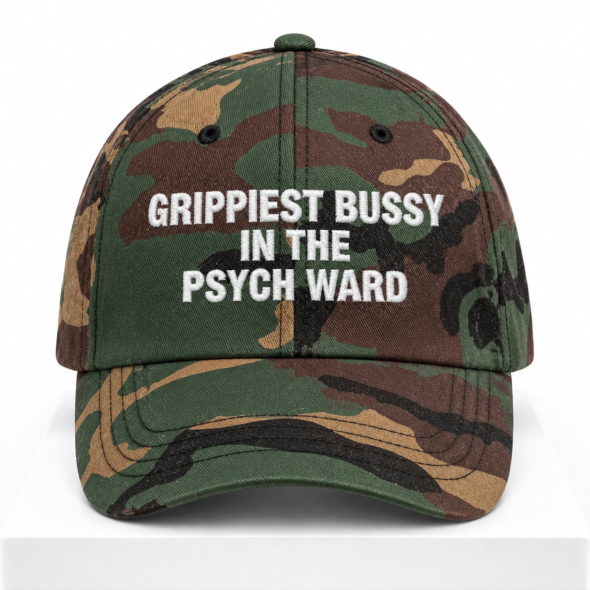 Grippiest Bussy In The Psych Ward Camo Hat 1 Grippiest Bussy In The Psych Ward 2026 Camo Hat 1