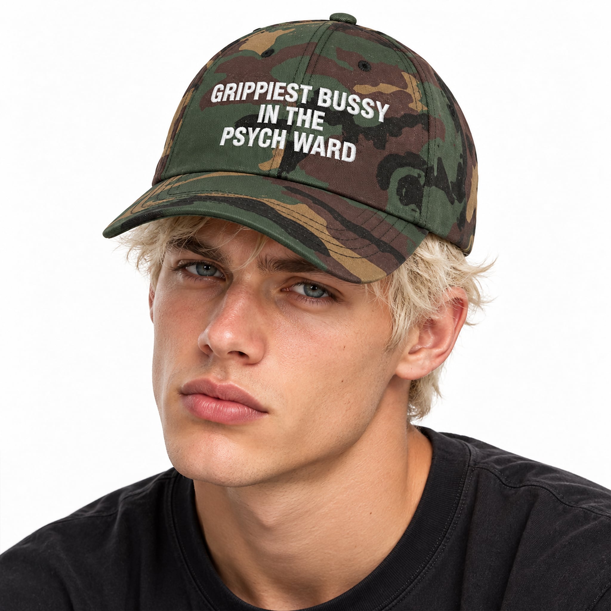 Grippiest Bussy In The Psych Ward Camo Hat Grippiest Bussy In The Psych Ward Camo Hat