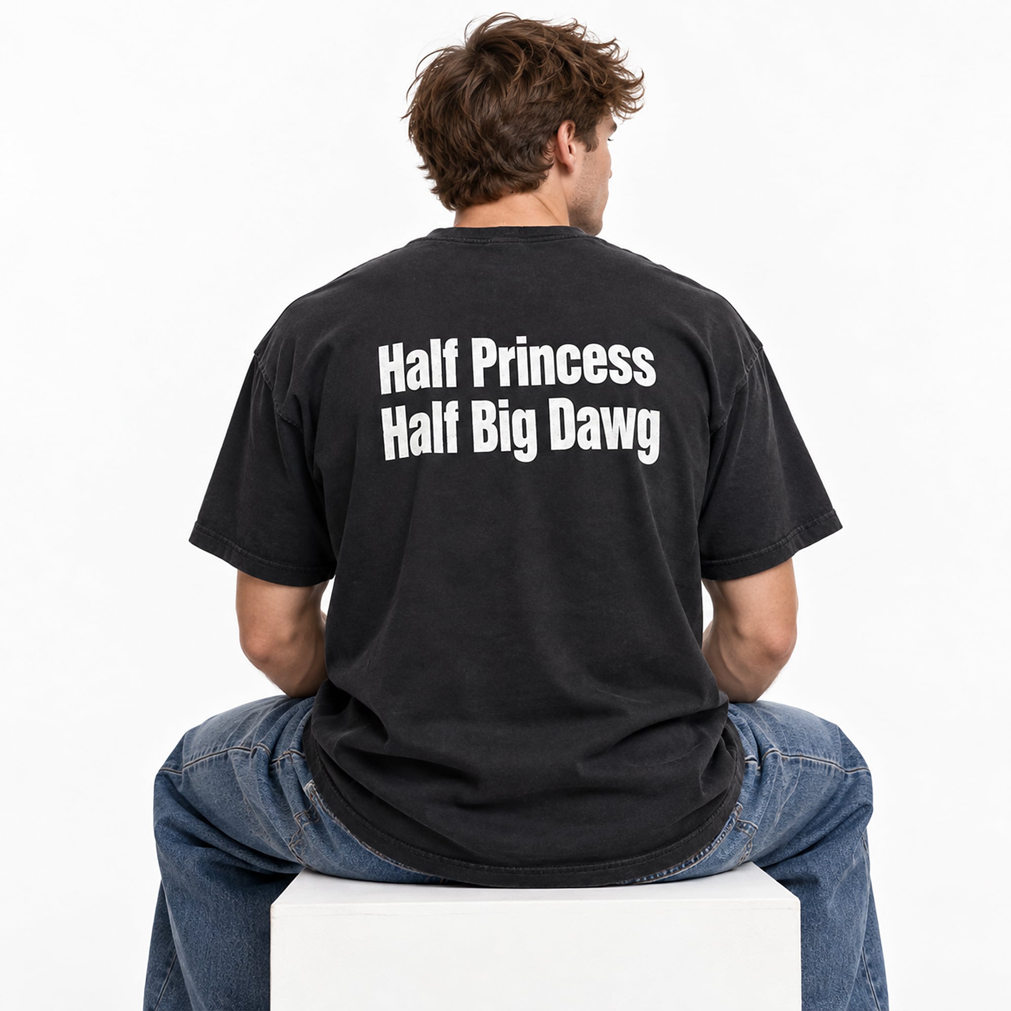 Half Princess Half Big Dawg T-shirt Half Princess Half Big Dawg T-shirt