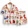 Honky Tonk Christmas Cowboy Western Champagne Cocktail Martini Pajama Set 5 Honky Tonk Christmas Cowboy Western Champagne Cocktail Martini Pajama Set 1