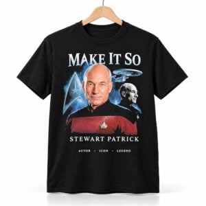 Patrick Stewart Make It So Actor Icon Legend Shirt 1
