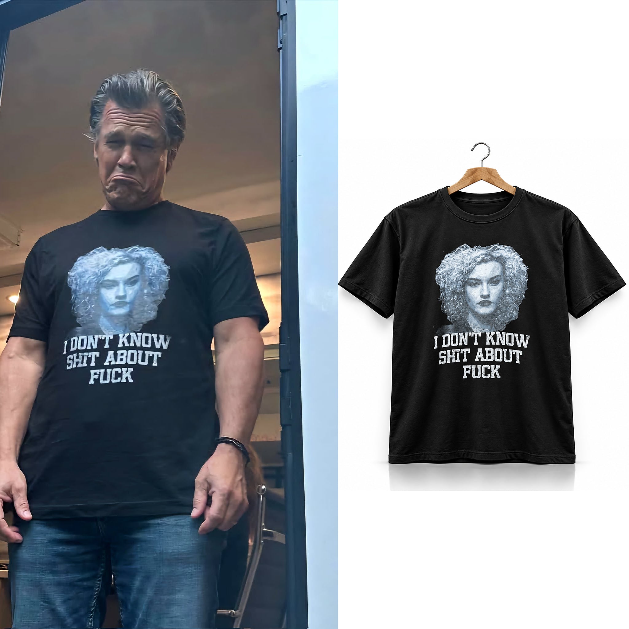 Josh Brolin Weapons The Man Who Fell to Earth Shirt 6 Josh Brolin Weapons I Don't Know Shit About Fuck Shirt