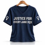 Justice For Every Jane Doe 2026 V neck Shirt