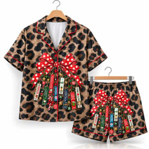 Retro Christmas Movies Home Alone Elf Pajama Set 1