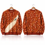 Lawn Mower Leaf Pattern Fall Ugly Sweater 2026 Christmas