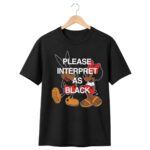LeBron James Please Interpret As Black Shirt