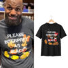 LeBron James Please Interpret As Black Shirt 4