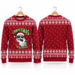Merry Christmas Assholes Santa 2026 Christmas Ugly Sweater