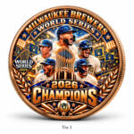 Milwaukee Baseball World Series 2026 Champions Players Coin