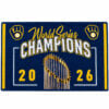 Milwaukee Brewers World Series Champions 2026 Doormat 4 Milwaukee Brewers World Series Champions 2026 Doormat 0