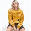 Mustard Yellow Farm Landscape Knit Sweater 4 Mustard Yellow Farm Landscape Knit Sweater 2