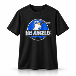 Kike Hernandez Los Angeles Jurassic Park Shohei Ohtani Shirt 1