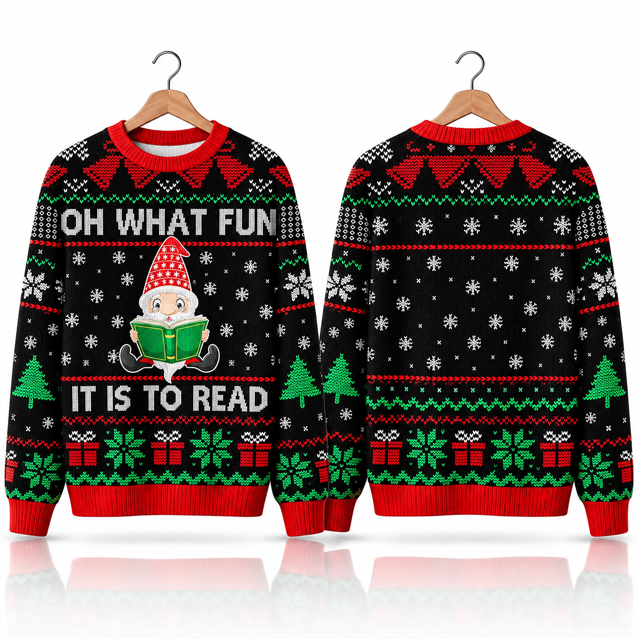 Oh What Fun It Is To Read Ugly Sweater 2026 Christmas 1 Oh What Fun It Is To Read Ugly Sweater 2026 Christmas 1