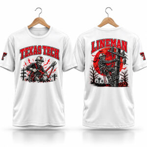 Red Raiders Lineman Halloween 2026 Shirt 1