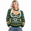 Packers Jingle Boobs Custom Name 2026 Ugly Christmas Sweater 2