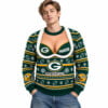 Packers Jingle Boobs Custom Name 2026 Ugly Christmas Sweater 3