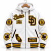 Padres EST 1969 Swinging Friar Mascot Zip Hoodie 1