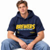 Pat Murphy Brewers No Time Like October 2026 Postseason Short Sleeve Hoodie 2