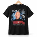 Patrick Stewart Make It So Actor Icon Legend Shirt