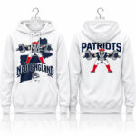Patriots Massachusetts State Map 2026 Patriot Warrior Hoodie
