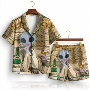 Alien After Hours Champagne And Chic Pajama Set 1