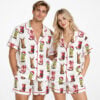 Retro Howdy Green Guy Western Christmas Pajama Set 2