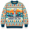 SB LXI February 14Th 2027 Trophy Logo Fair Isle Ugly Christmas Sweater 1