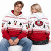 SF 49ers Reindeer and Tree 2026 Christmas Hoodie 2